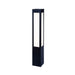 Westgate BOL-602-40-S-MCTP 40" Tall 10W/18W/25W LED Square Bollard, 3500K/4000K/5000K Selectable, 120-277V - Black