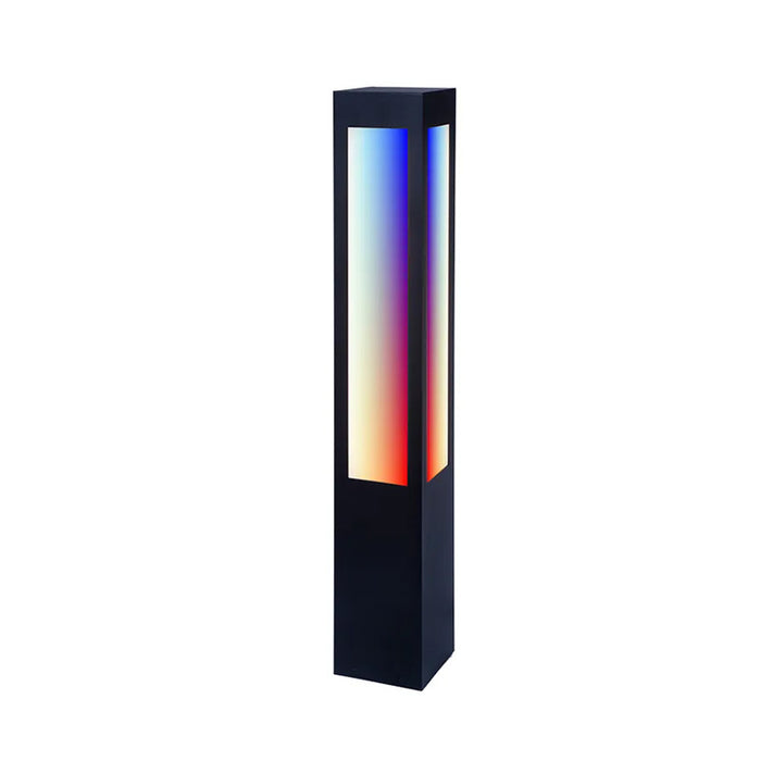 Westgate BOL-602-40-S-RGBW 40" Tall 34W LED Square Bollard, RGBW, 120-277V - Black