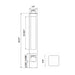 Westgate BOL-602-40-S-RGBW 40" Tall 34W LED Square Bollard, RGBW, 120-277V