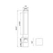 Westgate BOL-602-40-S-MCTP 40" Tall 10W/18W/25W LED Square Bollard, 3500K/4000K/5000K Selectable, 120-277V