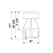 Westgate BOL-G2-135-MCTP 14W/19W/24W LED Modular Bollard, 3000K/4000K/5000K Selectable, 120-277V