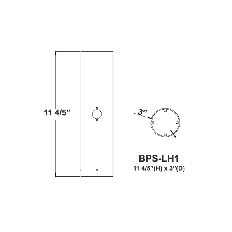 Westgate BPS-LH1 Bollard Pole System Single Lamp Holder