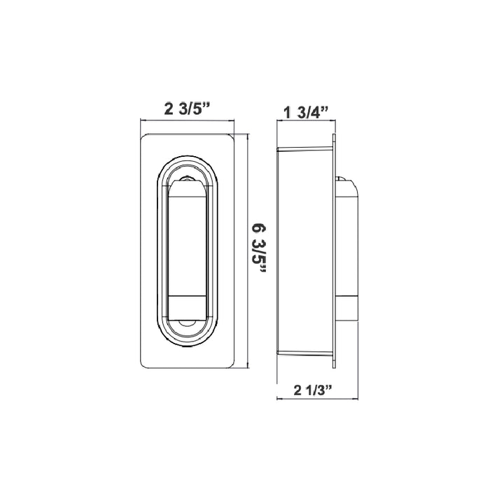 Westgate BRL-RV 1-lt 7" Tall LED Bedside Vertical Reading Lamp