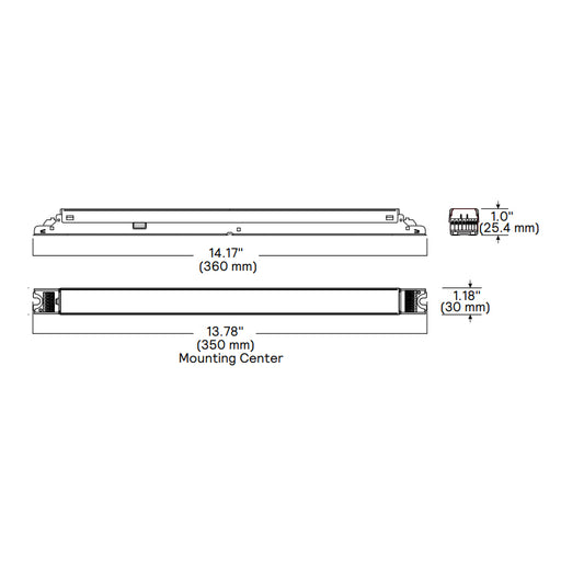 Bodine BSL10T3UAK55PKI2 10W Emergency LED Driver