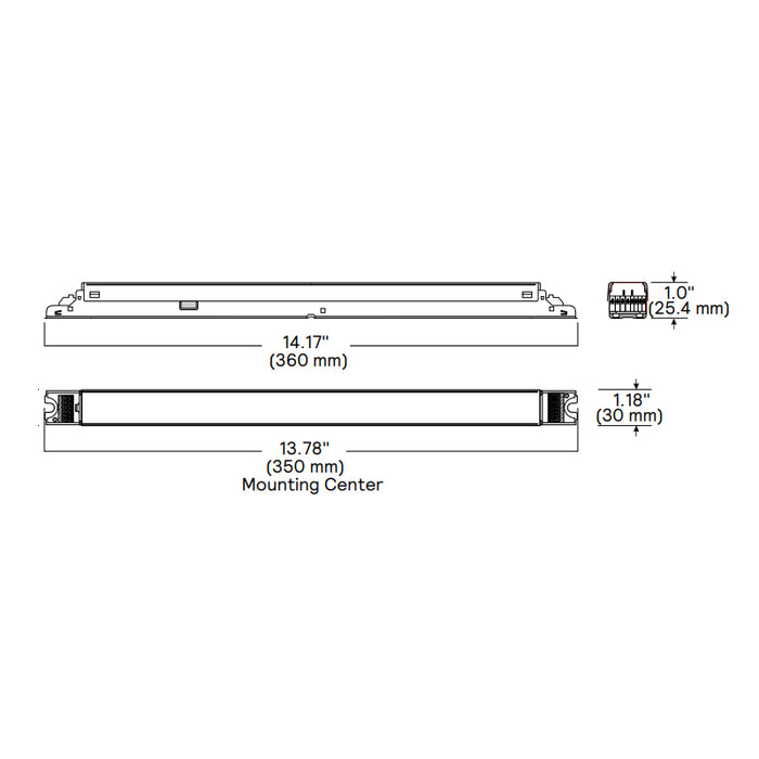 Bodine BSL10T3UAK55PKI2 10W Emergency LED Driver