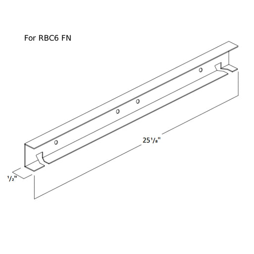 Rayon C Channel Bar Hanger for RBC New Construction - RBC6 FN