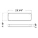 Westgate CCL Series LED Modern Surface Ceiling Lights, Power & 5CCT Selectable, 120-277V