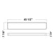 Westgate CCL Series LED Modern Surface Ceiling Lights, Power & 5CCT Selectable, 120-277V