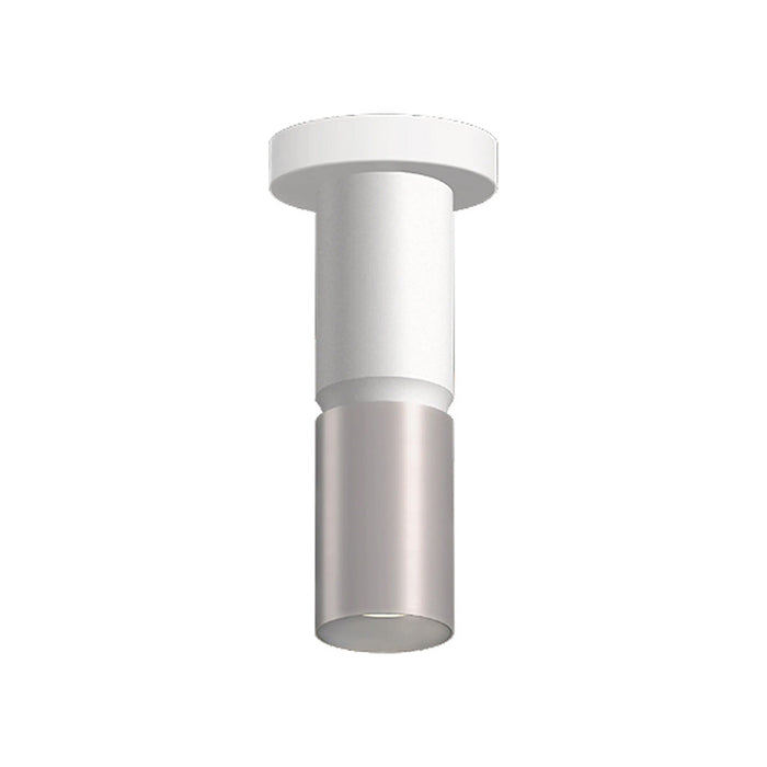 Westgate CMC3-2TONE 3" 9W / 12W / 15W LED 2-Tone Architectural Ceiling Cylinder, 3000K / 4000K / 5000K Selectable, 120–277V - White/Brushed Nickel
