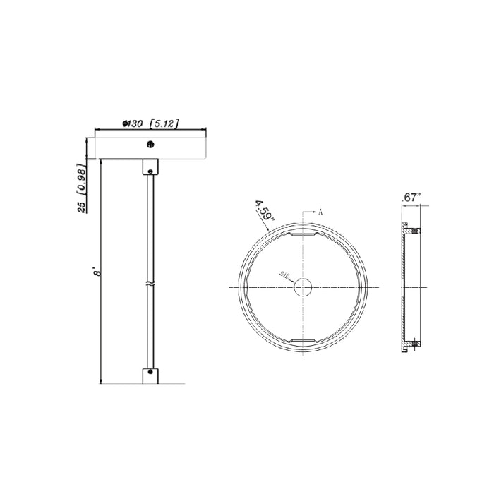 Westgate CMC4-WPCK CMC4 Weatherproof Conversion Kit For Cord Or Down-Rod