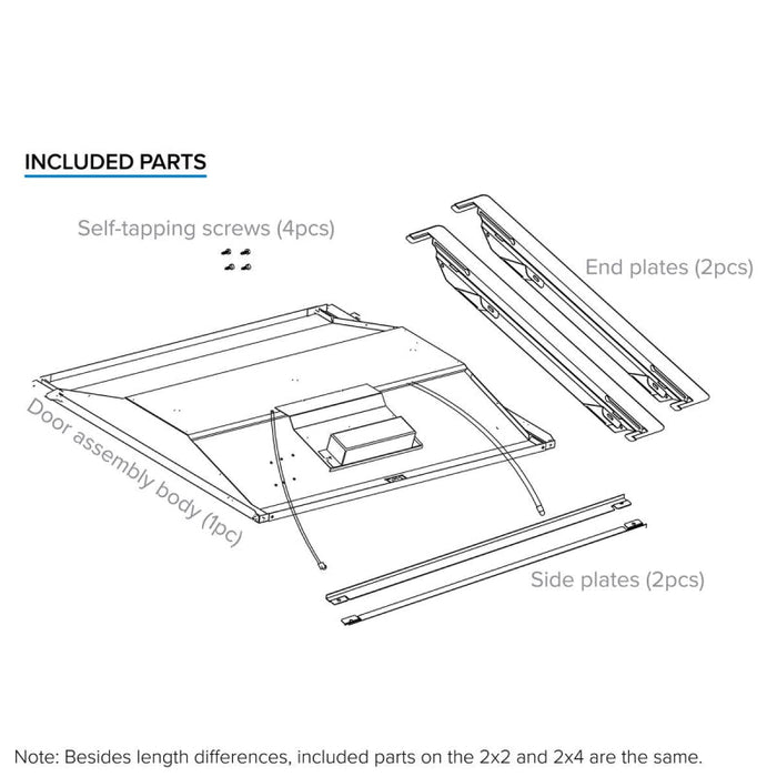 Columbia CTK24 2x4 CTK 35W LED Troffer Retrofit Kit, 4000K