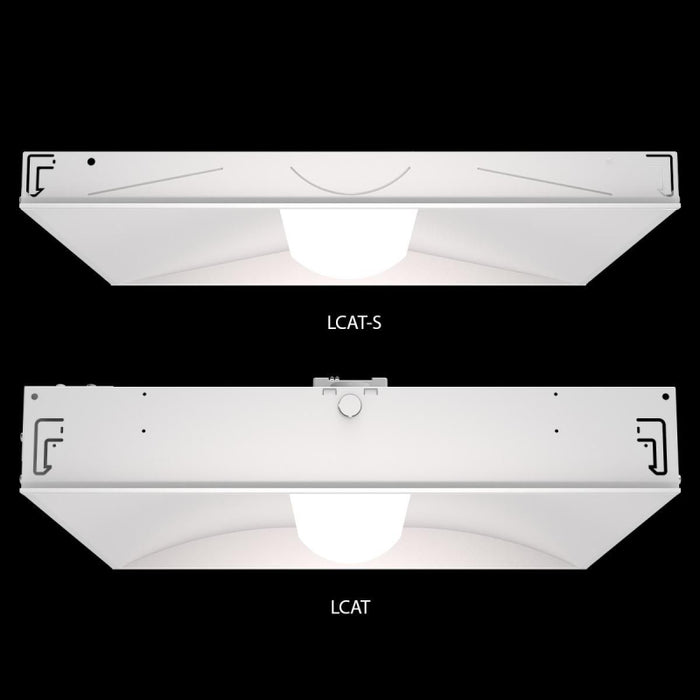 Columbia LCAT24-LSCS 2x4 LED Architectural Troffer, CCT & Lumen Switchable