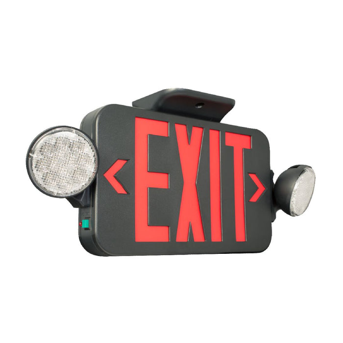 Compass CCRG LED Combination Exit/Emergency Light, NiCad Battery - Universal Face Face - No Price