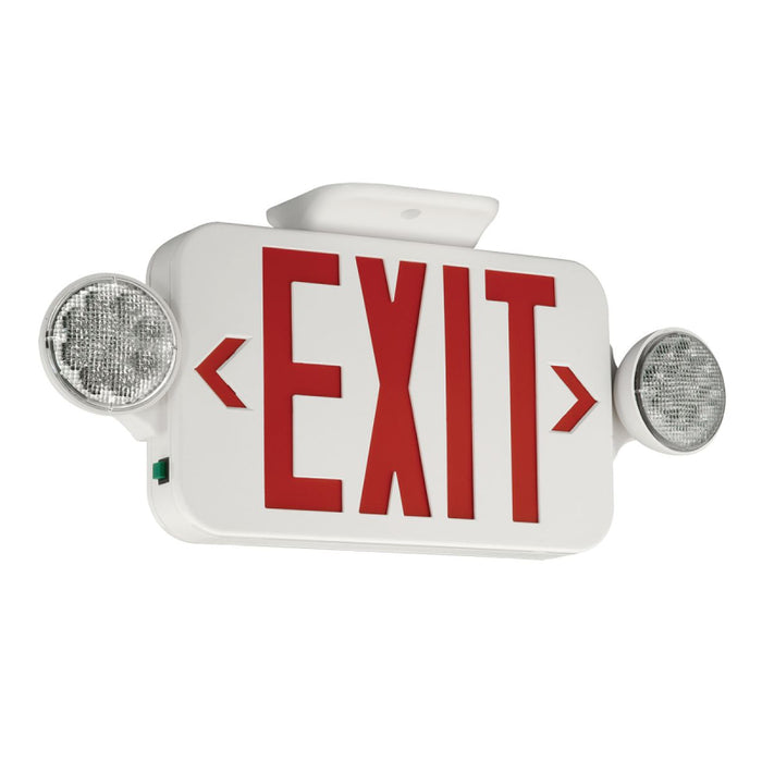 Compass CCRG LED Combination Exit/Emergency Light, NiCad Battery - Universal Face Face - No Price