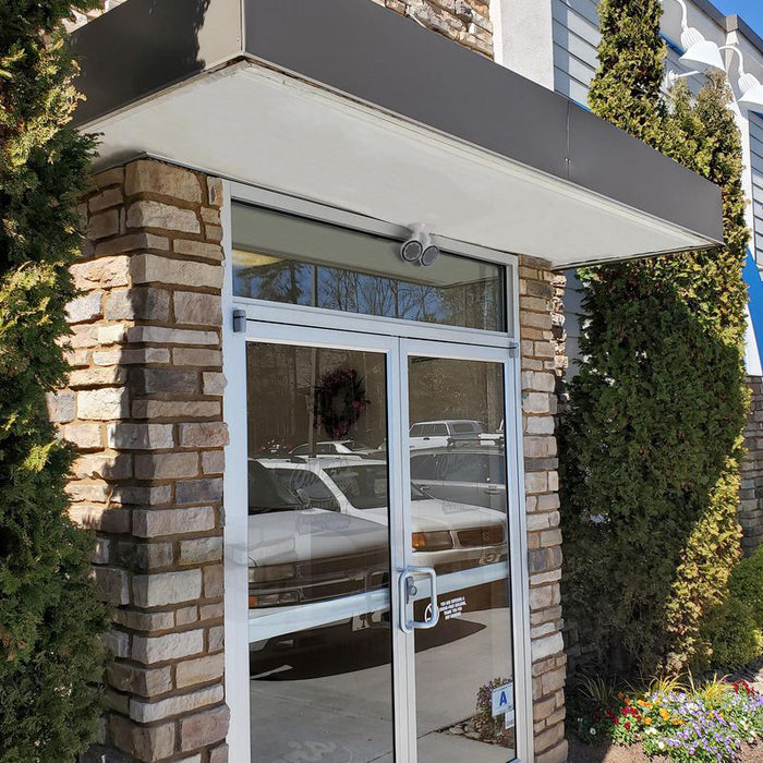 Compass CORD 2W LED Outdoor Emergency Double Remote Head, White