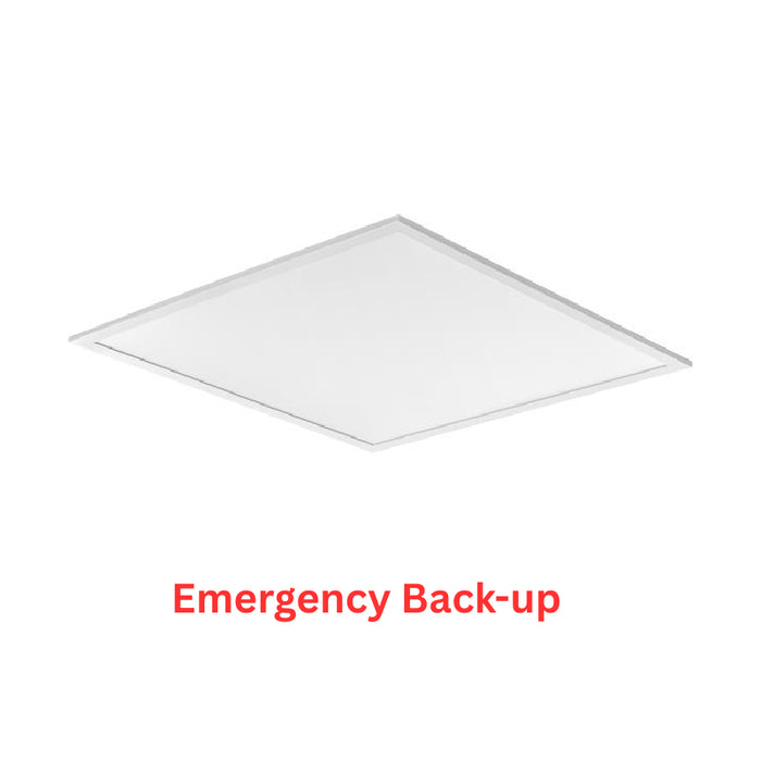 Lithonia CPX 2x2 LED Switchable Panel with Emergency Battery, 3500K/4000K/5000K Switchable, 2500LM/3200LM/4000LM Switchable, 80+CRI, 120-277V