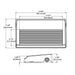Lumark CWP125 50W/75W/100W/125W LED Compact Wall Pack, 3CCT Selectable, 120-347V