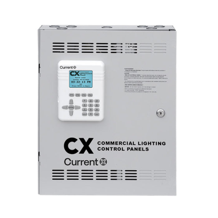 NX Lighting Controls CX082S082NM 8 Relay Spaces Control Panel, 1-Pole Elect. Held N.O. Relays