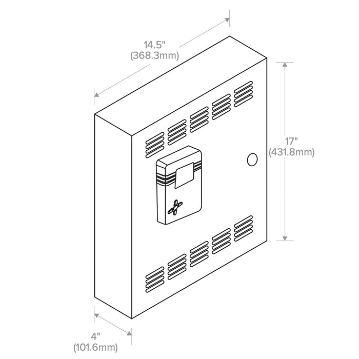 NX Lighting Controls CX082S083LM 8 Relay Spaces Control Panel, 1-Pole Latching Relays