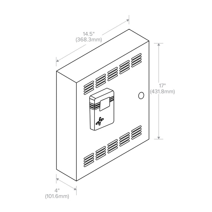 NX Lighting Controls CX042S042NN 4 Relay Spaces Control Panel