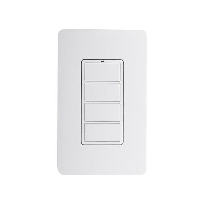 NX Lighting Controls NXC-WWD2-4SM Wireless Scene Switch, Surface Mount
