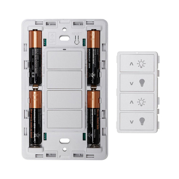 NX Lighting Controls NXC-WWD2-4SM Wireless Scene Switch, Surface Mount