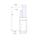 Westgate DAB-SOL-PA4-1 4" Pole-Top Adapter For 1 Solar Bell-Light Arms