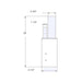 Westgate DAB-SOL-PA5-1 5" Pole-Top Adapter For 1 Solar Bell-Light Arms