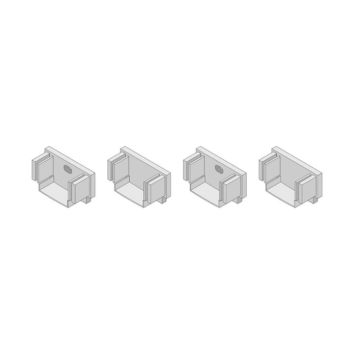 Diode LED 1" Mud-In Wall Reveal Channel - Accessory Pack