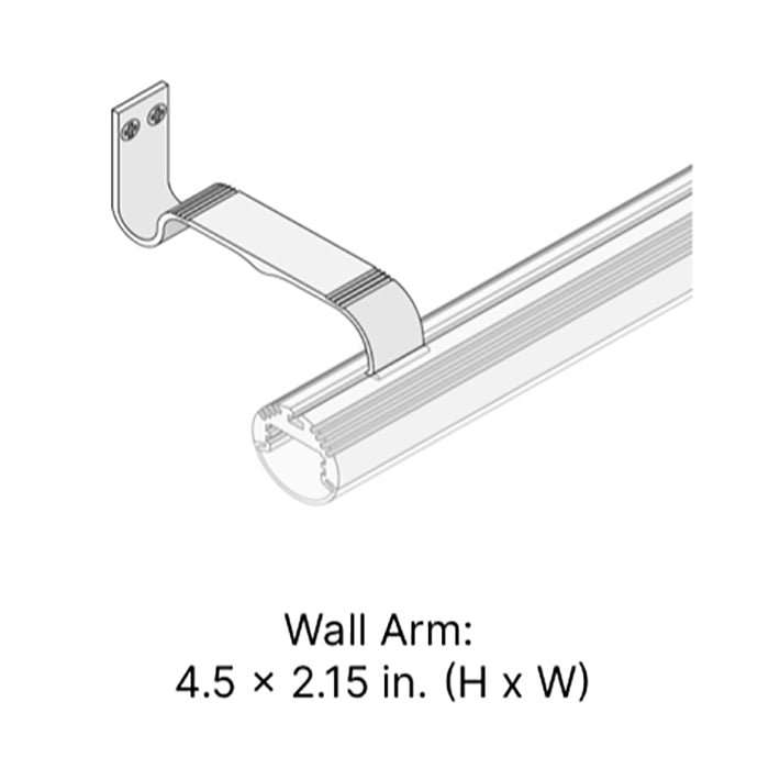 Diode LED Wall Rod Channel