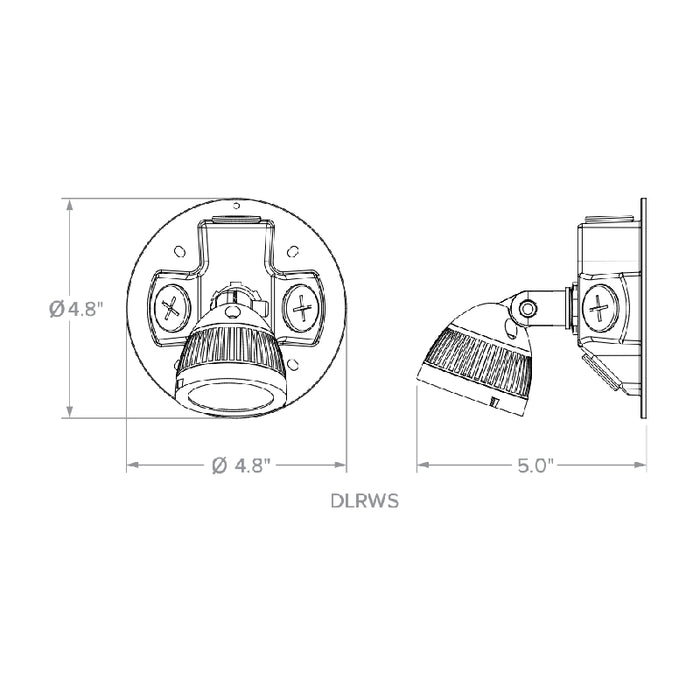 Dual-Lite DLRWS Outdoor LED Remote Head, Single Lamp