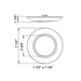 Westgate DLSE6 8" 15W LED Disc Light, 5CCT Selectable