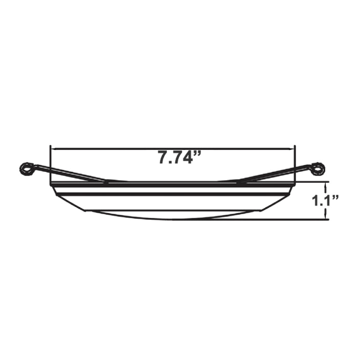 Westgate DLST6 6" 10W LED IP65 Economy Easy-Install Disk, 5CCT Selectable