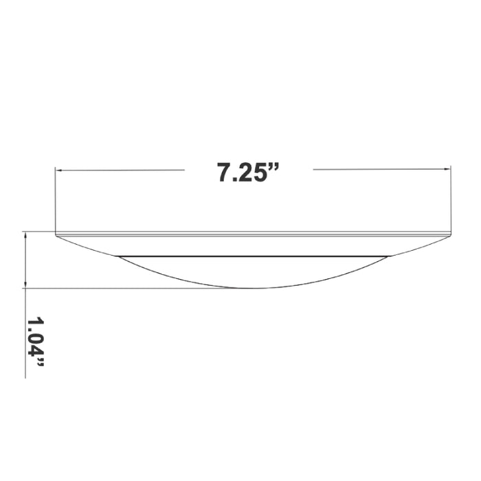 Westgate DLSU6 6" 14.8W LED Eco Metal Disk, 3000K
