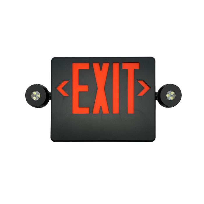 Dual-Lite EVCHLU High Lumen LED Combination Exit/Emergency Light, Universal Single/ Double Face