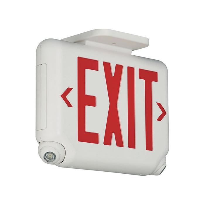 Dual-Lite EVC Series Combination LED Emergency Light/ Exit Sign, Universal Face