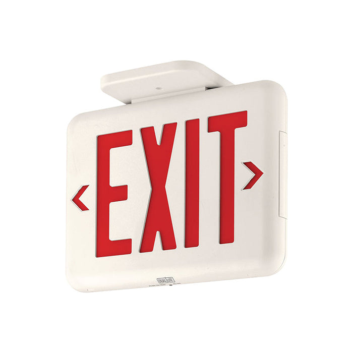 Dual-Lite EVEURWEI EVE Series LED Exit Sign, Universal Face, Emergency Operation, Self- Diagnostic