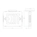 Dual-Lite EVEU EVE Series LED Exit Sign, Universal Face, AC Only