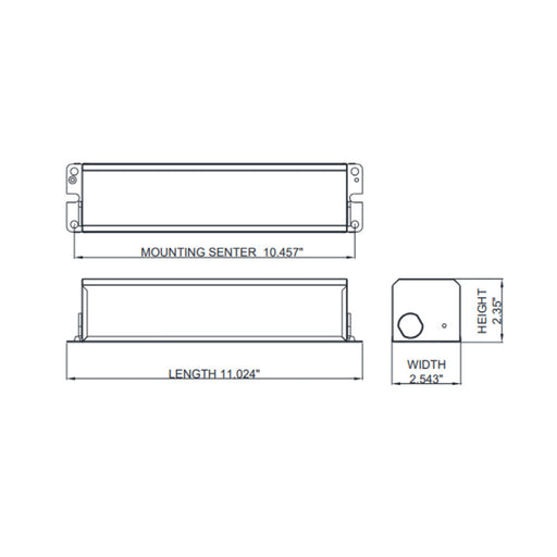 Dual-Lite PLD25M 25W Emergency LED Battery Pack, 120-277V