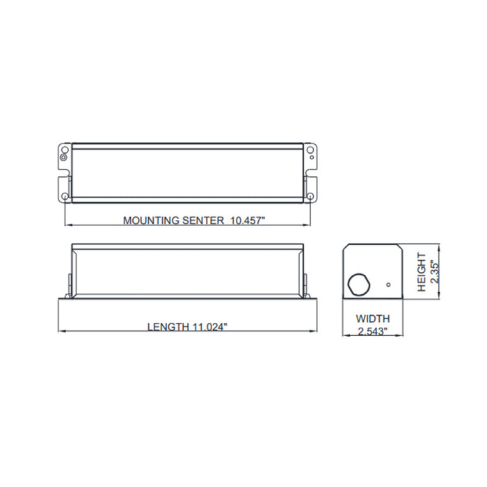 Dual-Lite PLD25M 25W Emergency LED Battery Pack, 120-277V