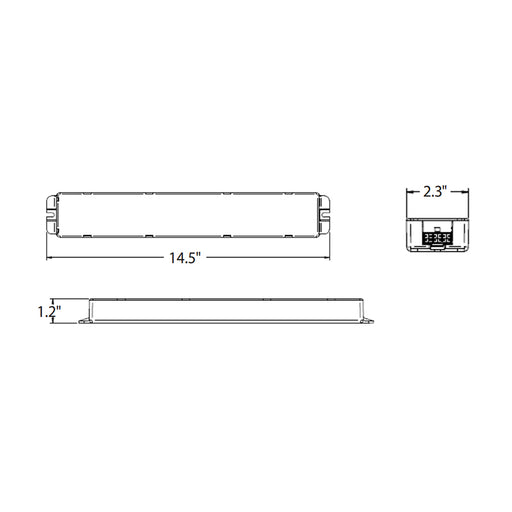 Dual-Lite PLD9-2H 9W Emergency LED Battery Pack, 2-Hours Runtime