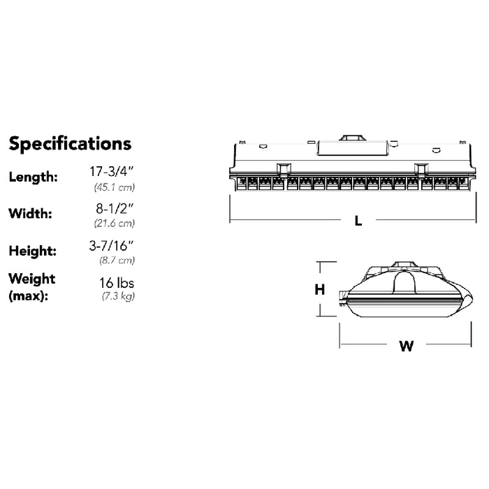 Lithonia DSXSC D-Series 74W LED Surface Canopy