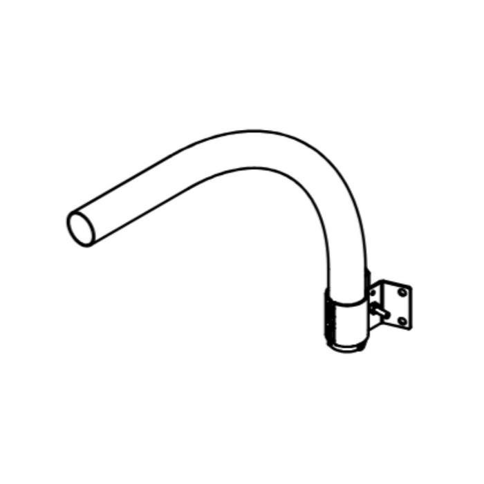 Stonco DTDARMGY3S Mounting Arm for Dust to Dawn LED Barn Light, Light Grey Finish