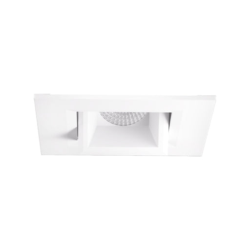 Elco E1L22 Oak 1" Square Recessed Pull Down-White