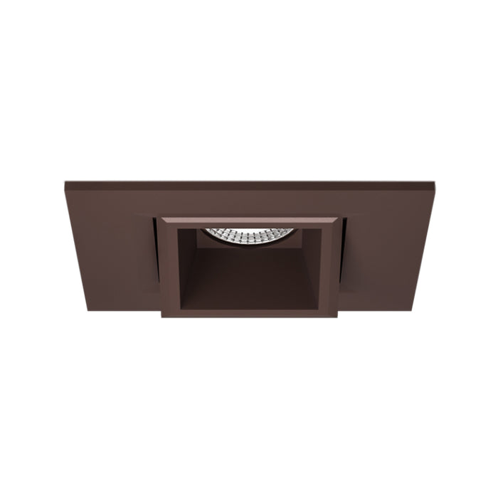 Elco E1L22 Oak 1" Square Recessed Pull Down-Bronze
