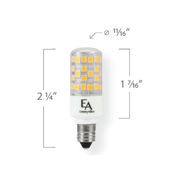 Emery Allen 4.5W LED Bulb, E11 Base, 3000K