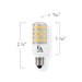 Emery Allen 4.5W LED Bulb, E11 Base, 3000K