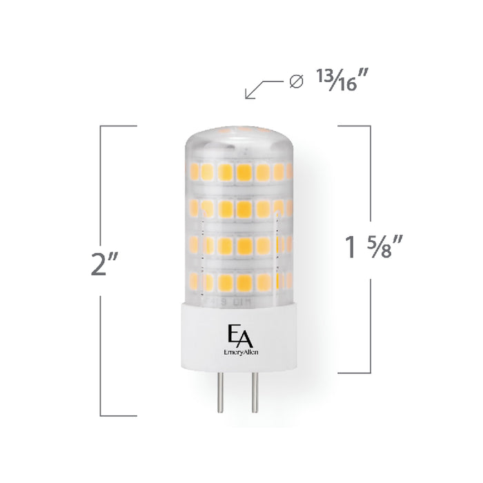 Emery Allen 5W LED Bulb, GY6.35 Base, 2700K