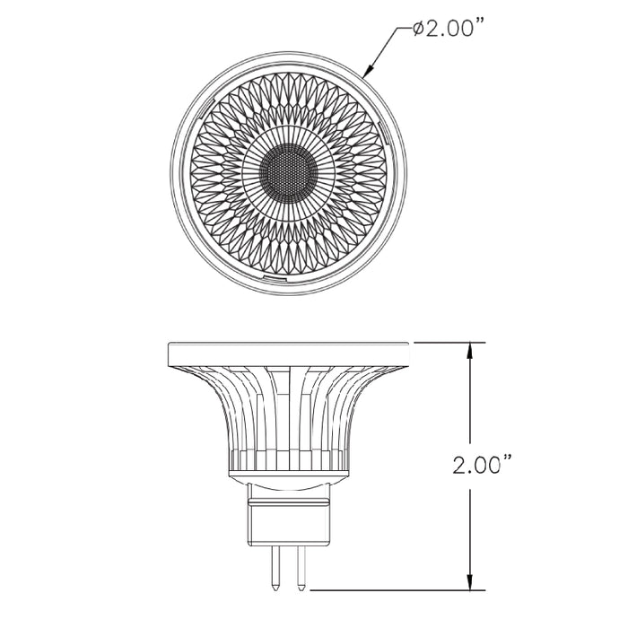 Emery Allen 5W LED MR16 Bulb, GU5.3 Base, 3000K