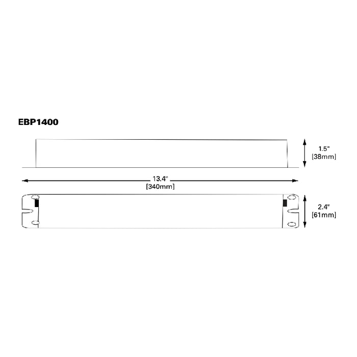 Sure-Lites Fluorescent EBP Series 3.8W Emergency Battery Pack